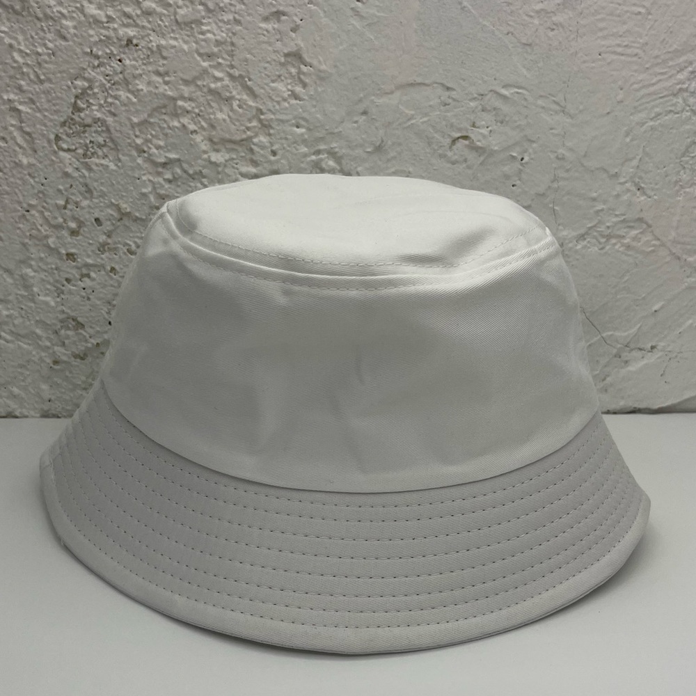 Plain white Bucket Hat